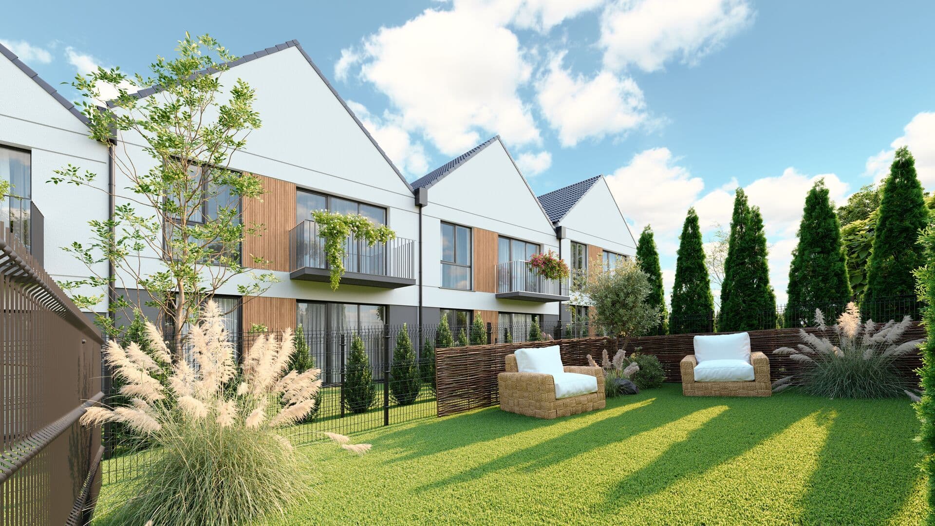 Orzechowa Park — ogrody i balkony